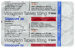 Glipacure 50 Tablet 15 Glipacure 50 Tablet 15