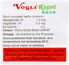 Vogli Rapid 0.2/1.0 Tablet 10 Vogli Rapid 0.2/1.0 Tablet 10