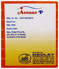 Acenac P Tablet 15