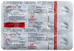 Cilnipine 20 Tablet 15 Cilnipine 20 Tablet 15