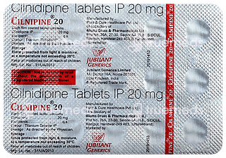 Cilnipine 20 MG Tablet 15