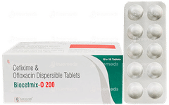 Biocefmix O 200/200 MG Tablet 10 Biocefmix O 200/200 MG Tablet 10