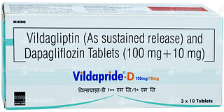 Vildapride D 100mg/10mg Tablet 10