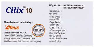 Cilix 10 Tablet 15