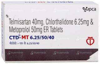 Ctd Mt 6.25/50/40 Tablet 10