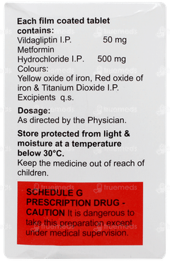 Glipy Met 500 Tablet 15