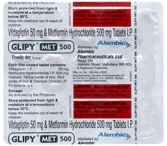 Glipy Met 500 Tablet 15