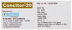 Concitor 20 Tablet 10 Concitor 20 Tablet 10