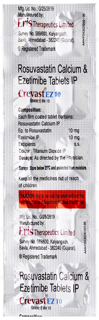 Crevast Ez 10 Tablet 10