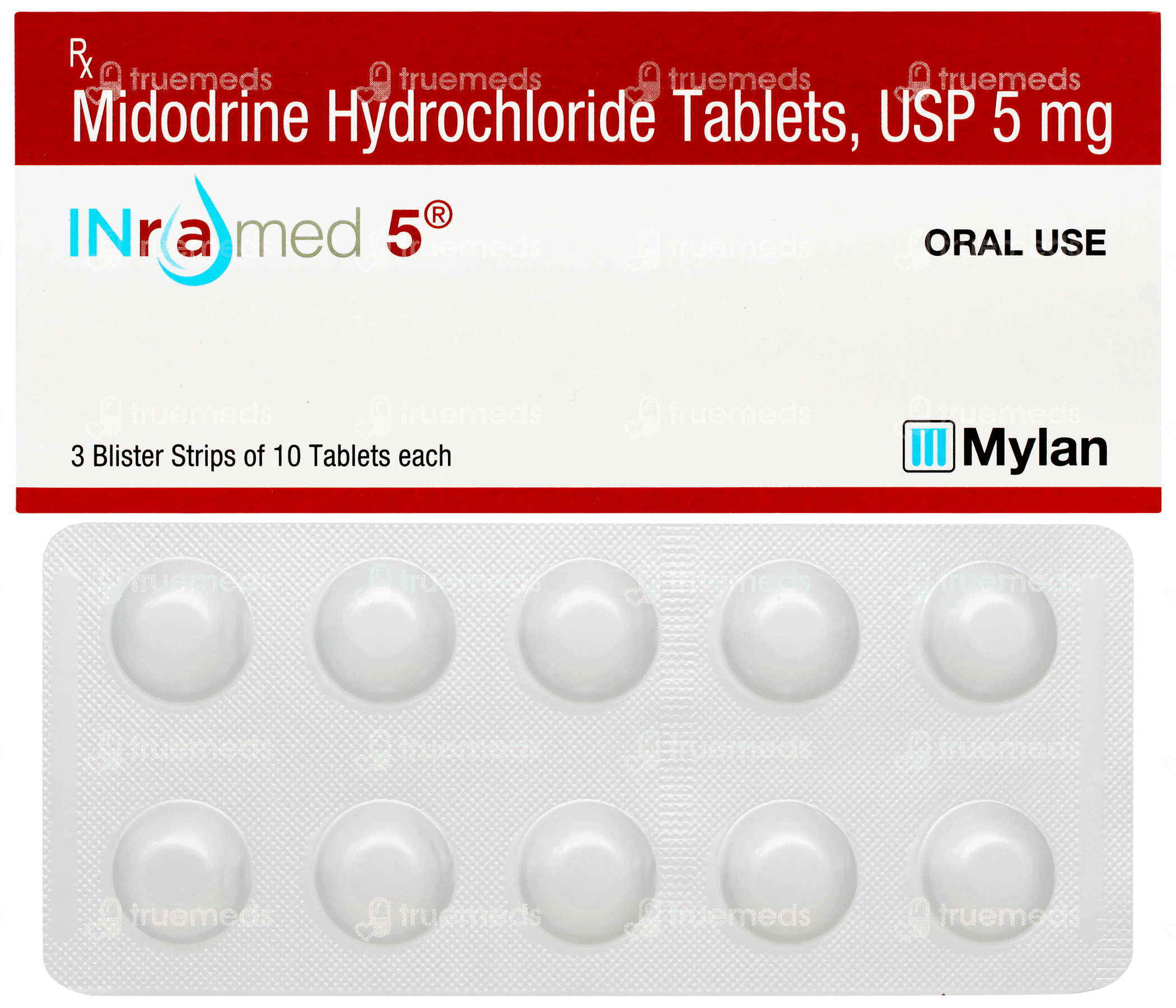 Inramed 5 Mg Tablet 1000 - Uses, Side Effects, Dosage, Price | Truemeds