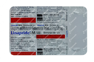 Linapride M 2.5/500 MG Tablet 10