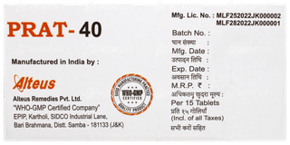 Prat 40 Tablet 15