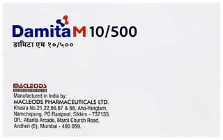 Damita M 10/500 Tablet 15