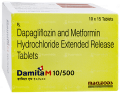 Damita M 10/500 Tablet 15