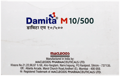 Damita M 10/500 Tablet 15