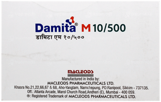 Damita M 10/500 Tablet 15