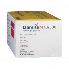Damita M 10/500 Tablet 15 Damita M 10/500 Tablet 15