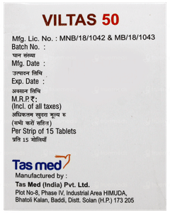 Viltas 50 Tablet 15 Viltas 50 Tablet 15