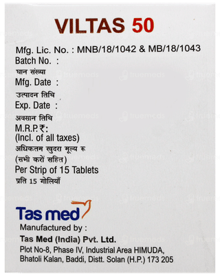 Viltas 50 Tablet 15