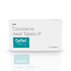 Ceflet 500Mg Tablet 10