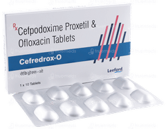 Cefredrox O 200/200 MG Tablet 10 Cefredrox O 200/200 MG Tablet 10