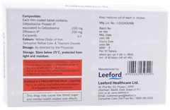 Cefredrox O 200/200 MG Tablet 10