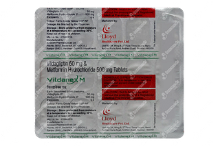 Vildanex M 50/500 MG Tablet 15