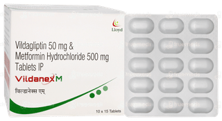 Vildanex M Tablet 15