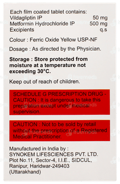 Vildanex M Tablet 15 Vildanex M Tablet 15