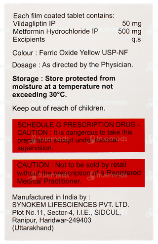 Vildanex M Tablet 15