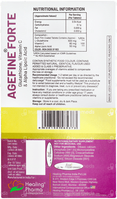 Agefine Forte Tablet 10
