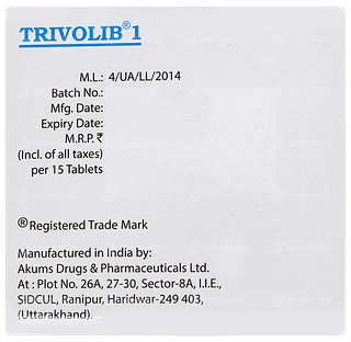 Trivolib 1 Tablet 15