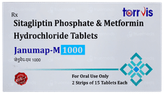 Janumap M 1000 Tablet 15 Janumap M 1000 Tablet 15