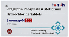 Janumap M 500 Tablet 15