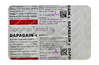 Dapagain 5 MG Tablet 15