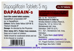 Dapagain 5 Tablet 15 Dapagain 5 Tablet 15