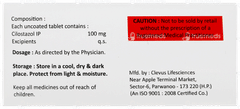 Cistaz 100 Tablet 10 Cistaz 100 Tablet 10