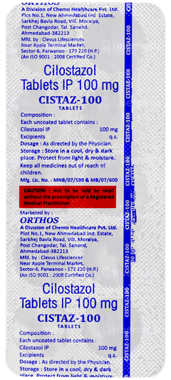 Cistaz 100 Tablet 10 Cistaz 100 Tablet 10