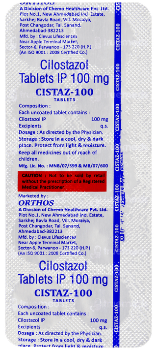 Cistaz 100 Tablet 10