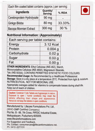 Cerebrain Forte Tablet 10