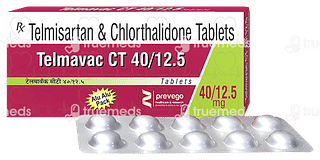 Telmavac Ct 40/12.5 MG Tablet 10