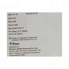 Corsa T 10/40 MG Tablet 10