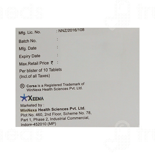Corsa T 10/40 MG Tablet 10