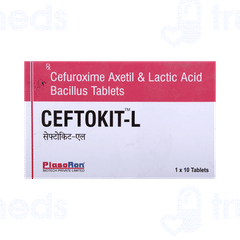 Ceftokit L 500 Mg/120 M Tablet 10 Ceftokit L 500 Mg/120 M Tablet 10