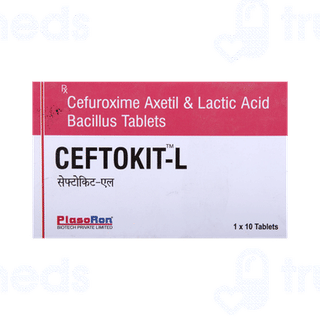 Ceftokit L 500 Mg/120 M Tablet 10