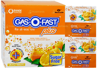 Gasofast Plus Orange Flavour Sugar Free Tablet 2