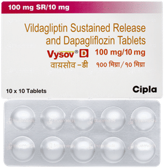 Vysov D 100mg/10mg Tablet 10