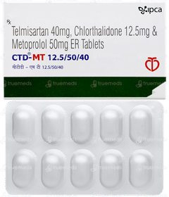 Ctd Mt 12.5/50/40 Tablet 10