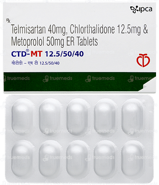 Ctd Mt 12.5/50/40 Tablet 10