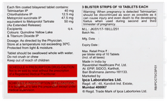 Ctd Mt 12.5/50/40 Tablet 10